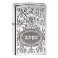 Zippo Accendino a Benzina Ricaricabile ed Antivento con Fantasia Crown Stamp - mod. 24751