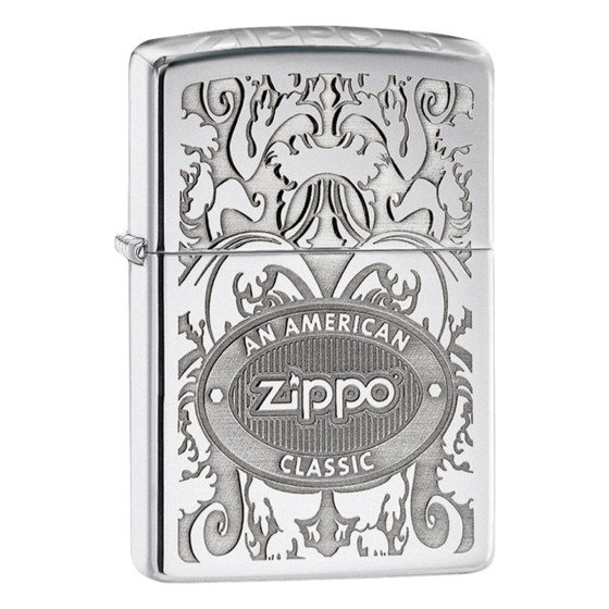 Zippo Accendino a Benzina Ricaricabile ed Antivento con Fantasia Zippo Accendino a Benzina Ricaricabile ed Antivento con Fantasia