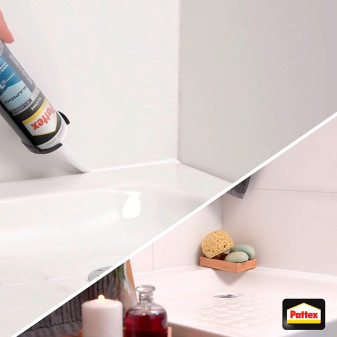 Pattex Bagni e Cucine Silicone Rapido Trasparente Multimateriale -