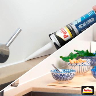 Pattex Bagni e Cucine Silicone Rapido Trasparente Multimateriale -