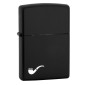 Zippo Accendino a Benzina Ricaricabile ed Antivento per Pipa con Fantasia Pipe Black Matte - mod. 218PL