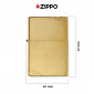 Immagine 4 - Zippo Accendino a Benzina Ricaricabile ed Antivento High Polish Brass