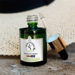 Tesori di Provenza Olio di Giovinezza Siero Viso Azione Antiossidante con Olio d'Oliva Biologico -