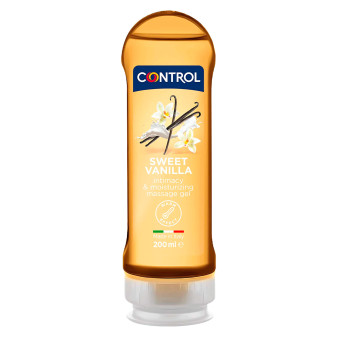Control Sweet Vanilla Gel Massaggio Intimo e per Massaggi Idratante 2in1 -...