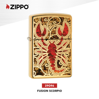 Zippo Accendino Fusion a Benzina Ricaricabile ed Antivento con