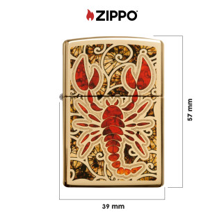 Zippo Accendino Fusion a Benzina Ricaricabile ed Antivento con