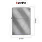 Immagine 4 - Zippo Accendino a Benzina Ricaricabile ed Antivento Diagonal Weave -