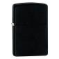 Zippo Accendino a Benzina Ricaricabile ed Antivento Black Matte - mod. 218