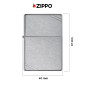 Immagine 4 - Zippo Accendino a Benzina Ricaricabile ed Antivento Street Chrome Vintage with Slashes - mod. 267 [TERMINATO]