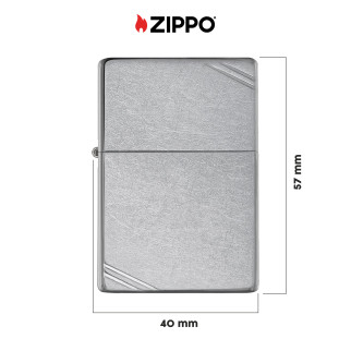 Accendino Zippo mod. 267 Street Chrome Vintage with Slashes