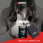 Immagine 6 - Zippo Accendino a Benzina Ricaricabile ed Antivento con Fantasia Colorful Skull - mod. 28042