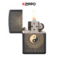 Immagine 5 - Zippo Accendino a Benzina Ricaricabile ed Antivento con Fantasia Yin Yang - mod. 29423