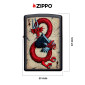 Immagine 4 - Accendino Zippo Mod. 29840 Red Dragon - Ricaricabile Antivento [TERMINATO]