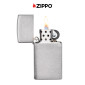 Immagine 5 - Zippo Accendino Slim a Benzina Ricaricabile ed Antivento Brushed