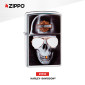 Immagine 2 - Zippo Accendino a Benzina Ricaricabile ed Antivento con Fantasia Harley Davidson - mod. 29739 [TERMINATO]