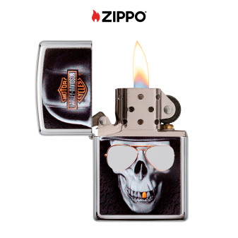 Accendino Zippo 29739 Harley-Davidson Antivento Ricaricabile