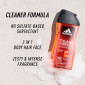 Immagine 3 - Adidas Team Force Shower Gel Bagnoschiuma 3in1 per Corpo Capelli e