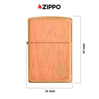 Zippo Accendino a Benzina Ricaricabile ed Antivento con Fantasia
