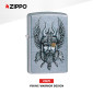 Immagine 2 - Zippo Accendino a Benzina Ricaricabile ed Antivento con Fantasia Viking Warrior Design - mod. 29871