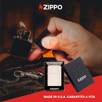 Zippo Accendino a Benzina Ricaricabile ed Antivento Mercury Glass -
