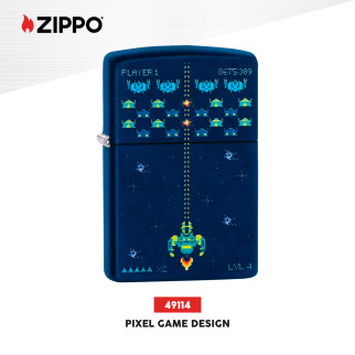 Zippo Accendino a Benzina Ricaricabile ed Antivento con Fantasia