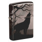 Zippo Accendino a Benzina Ricaricabile ed Antivento con Fantasia Wolves Design - mod. 49188