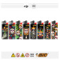 Immagine 2 - Bic Mini J25 Accendini Piccoli Fantasia Skulls - Box da 50 Accendini