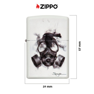 Zippo Accendino a Benzina Ricaricabile ed Antivento con Fantasia