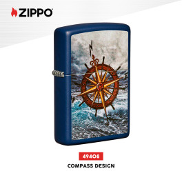 Zippo Accendino a Benzina Ricaricabile ed Antivento con Fantasia