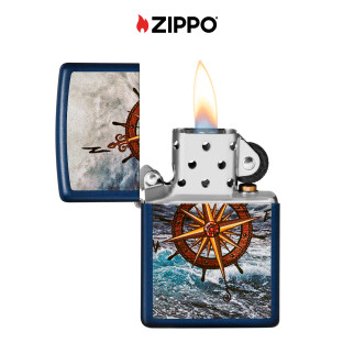 Zippo Accendino a Benzina Ricaricabile ed Antivento con Fantasia