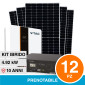 Immagine 1 - V-Tac Kit 4.92kW 12 Pannelli Solari Fotovoltaici Slim 410W IP68