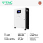 Immagine 3 - V-Tac Batteria LiFePO4 51.2V 200Ah 10.24kWh Impianto Fotovoltaico + Inverter 6kW Monofase IP65