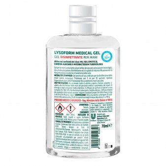 Lysoform Medical Gel Disinfettante Mani Idroalcolico Contro Virus e Batteri Presidio Medico