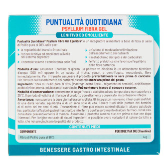 Equilibra Puntualità Quotidiana Benessere Gastrointestinale Psyllium