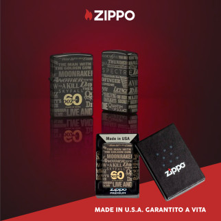 Zippo Accendino a Benzina Ricaricabile ed Antivento per Pipa