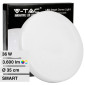 V-Tac Smart VT-5138 Plafoniera LED Rotonda 36W SMD RGB+W Changing Color CCT Dimmerabile Effetto Cielo Stellato - SKU 7695