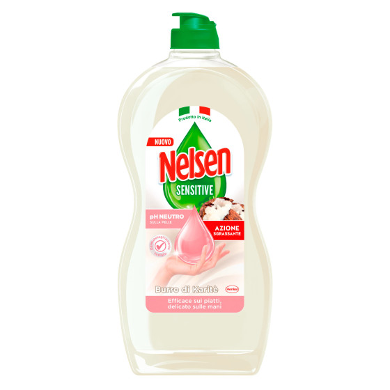 Nelsen Sensitive Detersivo Liquido per Piatti ad Azione Sgrassante Nelsen Sensitive Detersivo Liquido per Piatti ad Azione Sgrassante