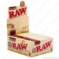 PROV-A00289001 - Cartine Raw Organic Hemp King Size Slim Lunghe Canapa Biologica - Scatola da 50 Libretti
