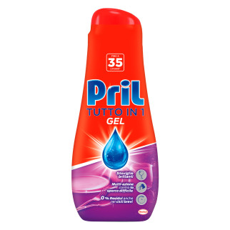 Pril Gel Tutto In 1 per Lavastoviglie con 8 Azioni - Flacone da 630ml