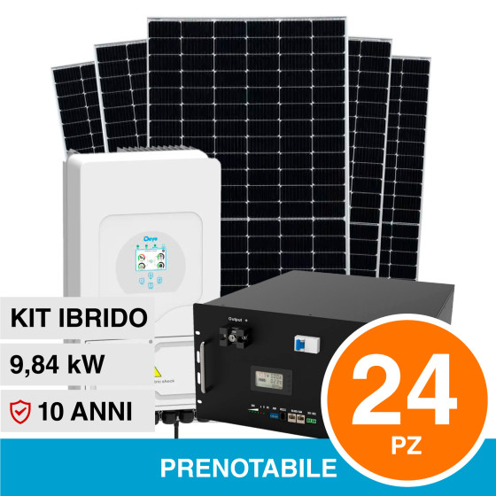 V-Tac Kit 9.84kW 24 Pannelli Solari Fotovoltaici 410W IP68 + V-Tac Kit 9.84kW 24 Pannelli Solari Fotovoltaici 410W IP68 +