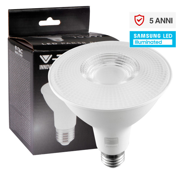 V-Tac VT-238 Lampadina LED E27 PAR Lamp 12.8W PAR38 Chip V-Tac VT-238 Lampadina LED E27 PAR Lamp 12.8W PAR38 Chip