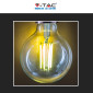 Immagine 7 - V-Tac VT-2354 Lampadina LED E27 4W Bulb G95 Globo Filament in