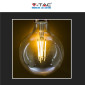 Immagine 7 - V-Tac VT-2344 Lampadina LED E27 4W Bulb G125 Globo Filament in