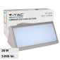 V-Tac VT-8055 Lampada LED da Muro 20W Wall Light SMD Colore Grigio Applique IP65 - SKU 218236 / 218237 / 218238