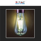 Immagine 6 - V-Tac VT-2364 Lampadina LED E27 4W Bulb ST64 Filament in Vetro