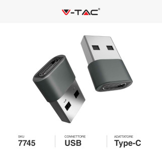 V-Tac VT-5319 Adattatore USB Type-C - SKU 7745