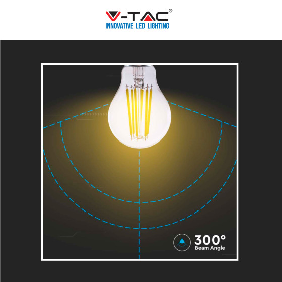 V-TAC VT-2334 Ampoule Led 4W E27 4000k lampe à incandescence A60