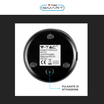 V-Tac Smart Telecomando IR Universale Controllo Dispositivi da Remoto Compatibile con Amazon Alexa