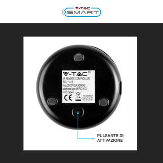 V-Tac Smart Telecomando IR Universale Controllo Dispositivi da Remoto Compatibile con Amazon Alexa