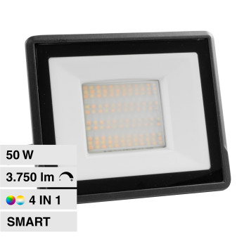 V-Tac Smart VT-5185 Faro LED Wi-Fi Floodlight 50W SMD RGB+W